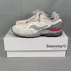 Saucony ProGrid Omni 9 Running Shoes Mens 8 Ivory/Gray W9.5 Unisex S70845-1 New